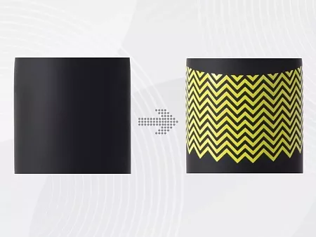 Вакуумная термобутылка Vacuum bottle C1, soft touch,  с УФ-печатью