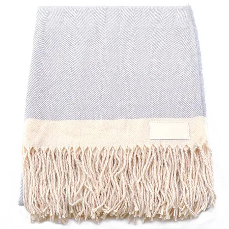 Плед акриловый WINTER, серый