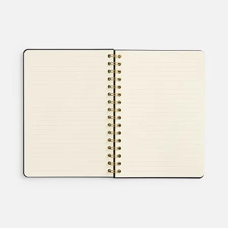 Ежедневник Spiral, недатированный, черный