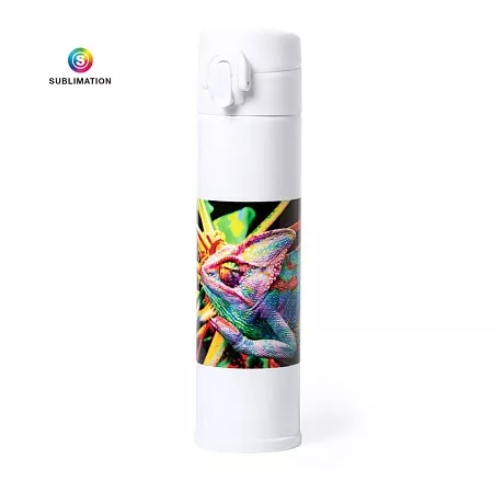 Термокружка вакуумная ALIROX под сублимацию, 330мл, нержавеющая сталь, белая