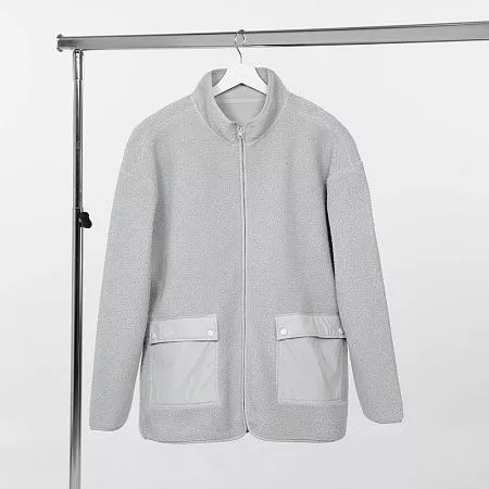 Куртка унисекс Oblako, светло-серая