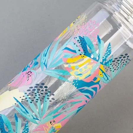 Бутылка для воды "Vita" с нанесением "Джунгли" 600 мл