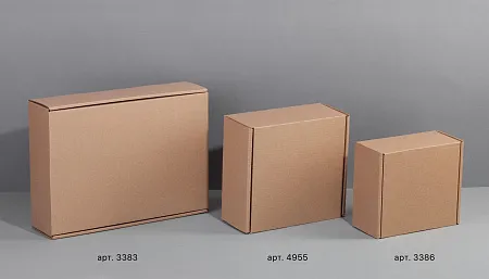 Коробка для набора малая, самосборная, крафт