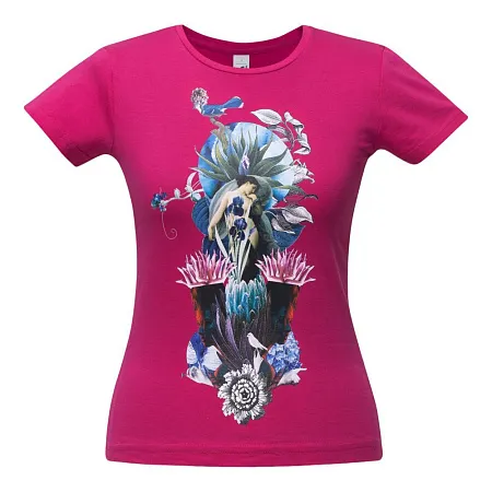 Футболка женская Beauty Sleep, ярко-синяя (royal)