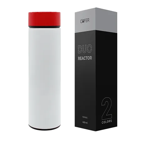 Термос Reactor duo white с датчиком температуры