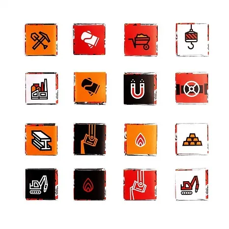 Набор c горьким шоколадом Industry, металлургия