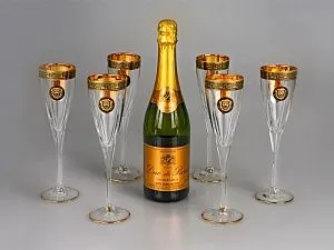 Набор бокалов для шампанского Сила льва