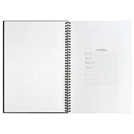 Ежедневник Notera Maxi, недатированный, черный