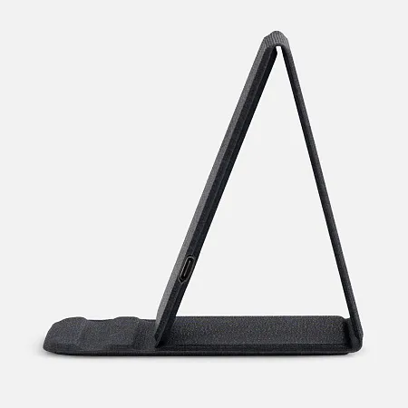 Подставка для смартфона с беспроводной зарядкой Kickstand, серая