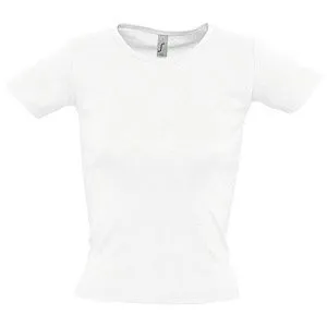 Футболка женская с круглым вырезом LADY 220 белая