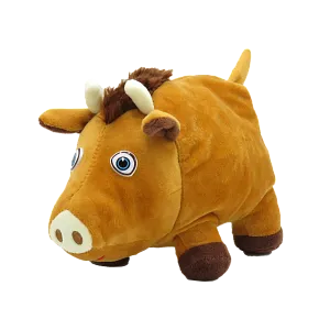 МЯГКАЯ ИГРУШКА БЫЧОК БОРЬКА (141), коричневый