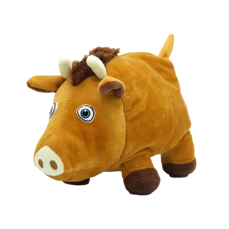 МЯГКАЯ ИГРУШКА БЫЧОК БОРЬКА (141), коричневый