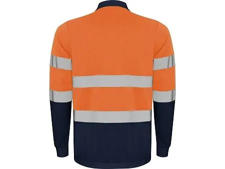 Рубашка поло со светоотражающими полосами Polaris с длинным рукавом, мужская