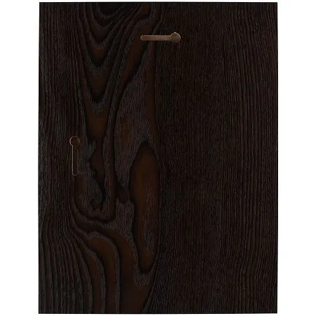 Плакетка Plaque, большая, венге с золотистым шильдом