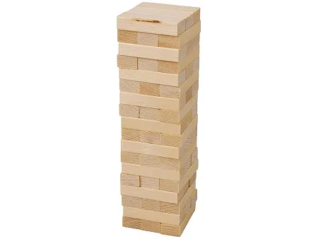 Настольная игра из дерева Башня в деревянной коробке 
