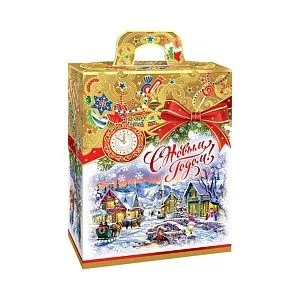 №4 ЗОЛОТОЕ РОЖДЕСТВО NEW 700 грамм новогодний подарок классический