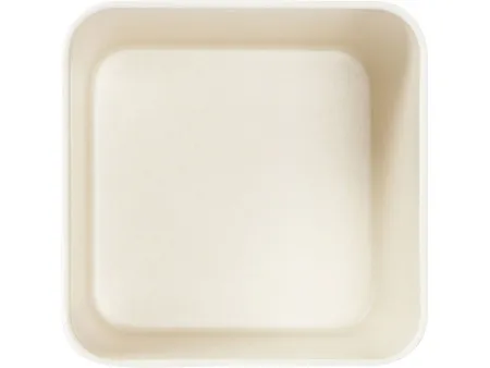 Квадратная емкость из натуральных волокон для хранения Flake