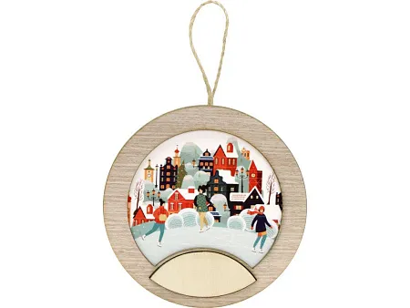 Новогодняя подвеска с подсветкой Шар