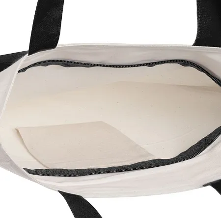 Сумка для покупок на молнии Shopaholic Zip, черная