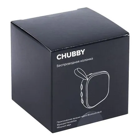 Беспроводная колонка Chubby, черная