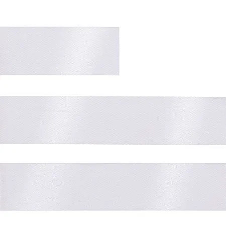 Лента сатиновая Satin 20 XL, белая, 160 см