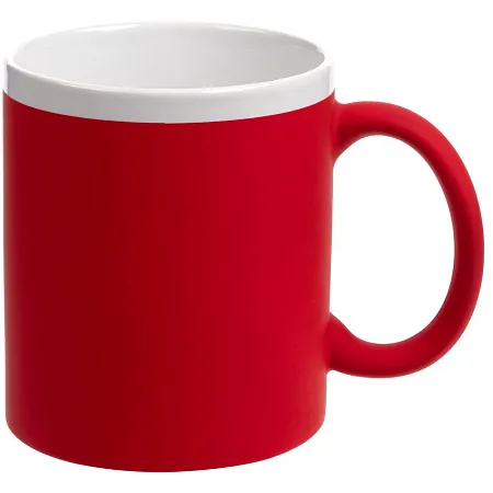 Кружка StopSpot с покрытием софт-тач, синяя