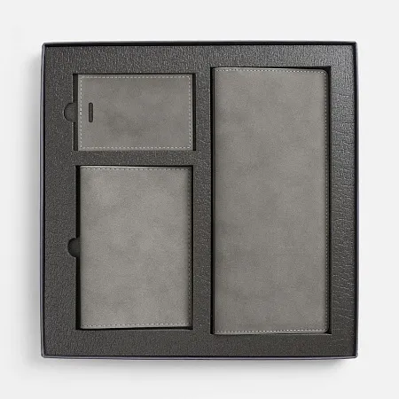 Набор Nubuk Trio, серый