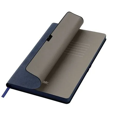Ежедневник Portobello Trend, In Velour, недатированный, синий