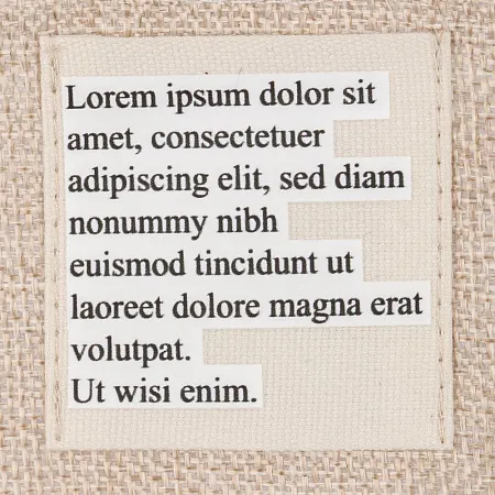 Лейбл хлопковый Doni, L, неокрашенный