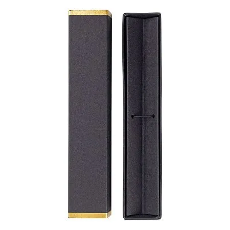 Коробка для ручки Cradle, чёрная с серебром