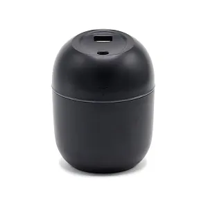 Светодиодный USB увлажнитель Egg с подсветкой, черный-S