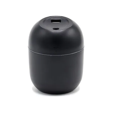 Светодиодный USB увлажнитель Egg с подсветкой, черный-S
