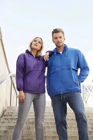 Ветровка из нейлона SURF 210, красная