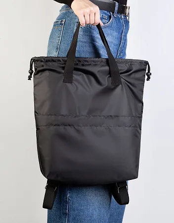 Сумка-рюкзак "Carry", серый с бирюзовым