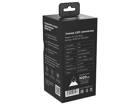 Умная лампочка IoT LED DECO, E27