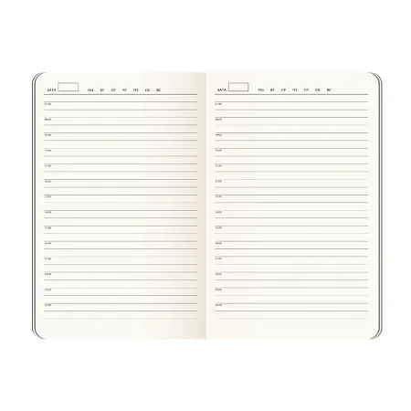 Ежедневник недатированный  Marseille soft touch BtoBook, синий