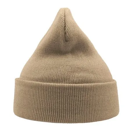 Шапка вязаная  двойная Wind с отворотом