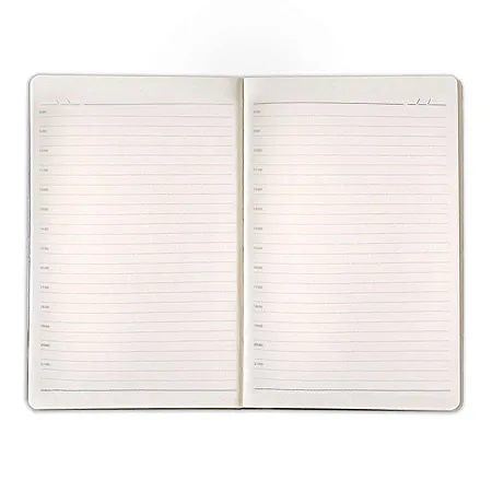 Бизнес-блокнот SIMPLY FIRM, А5,  голубой, кремовый блок, в линейку