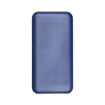 Внешний аккумулятор Carbon PB, 10000 mah, синий металлик