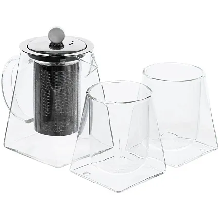 Чайный набор Quadroni в темно-синей упаковке