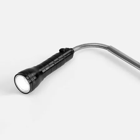 Телескопический фонарь с магнитом Flexion, черный