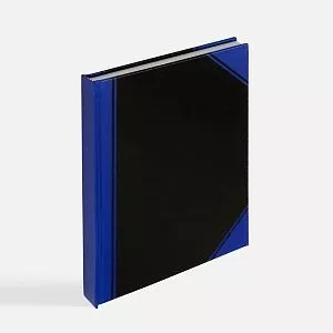 Блокнот Accenti, черный с синим