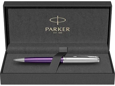 Ручка шариковая Parker Sonnet Essentials Green SB Steel CT