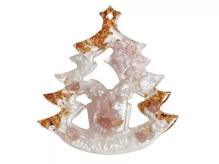 Набор елочных игрушек: Снегирь, Олень, Ель