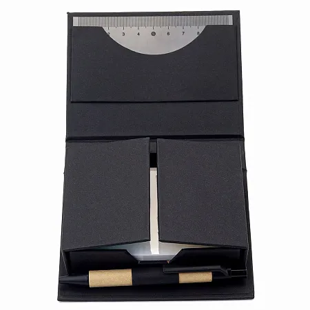 Набор для записей со стикерами Notora, черный