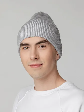 Шапка Nobilis, темно-синяя с синим