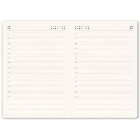 Ежедневник недатированный SALLY, A6, голубой, кремовый блок