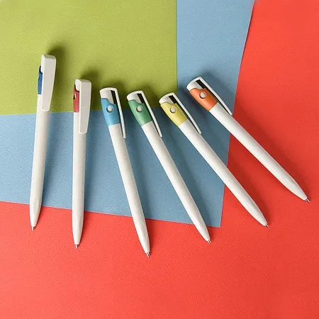 Ручка шариковая из экопластика KIKI ECOLINE, рециклированный пластик