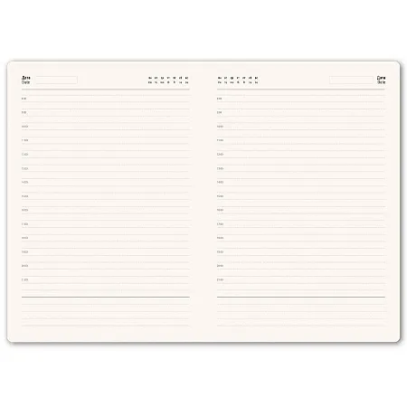 Бизнес-блокнот "RILY", формат А5,  оранжевый, блок в точку