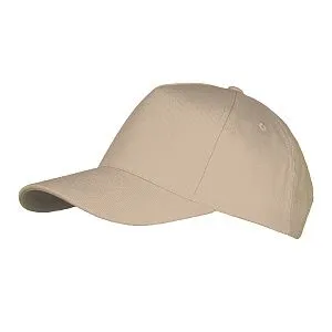 Бейсболка LONG BEACH 260, 5 клиньев, металлическая застежка